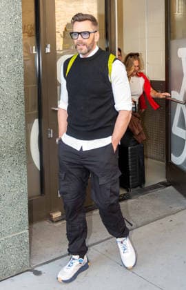 NEW YORK, NY- SEPTEMBER 15: Joel McHale seen at ABC Studios in New York City on September 15, 2026. Credit: Camara Porter USA - ZUMAa123 20260915_zaa_a123_196 Copyright: xAdMediax