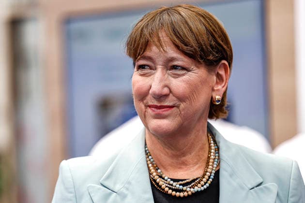 Eröffnung der IAA Transportation 2026 mit Messerundgang Stand des Bundesverkehrsministerium: Hildegard Müller, Präsidentin des Verbandes der Automobilindustrie (VDA) Hannover Hannover Messe Niedersachsen, Region Hannover Germany