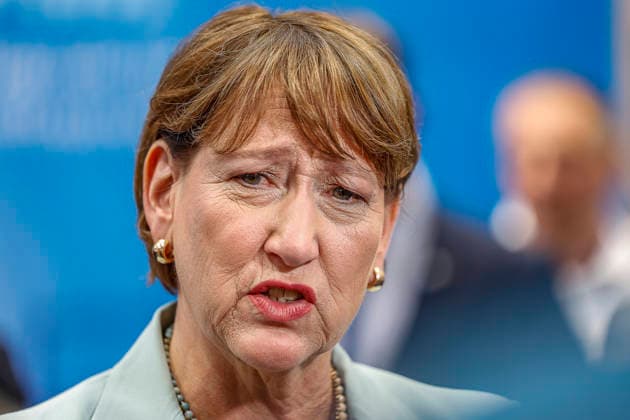 Eröffnung der IAA Transportation 2026 mit Messerundgang Stand des Bundesverkehrsministerium: Hildegard Müller, Präsidentin des Verbandes der Automobilindustrie (VDA) Hannover Hannover Messe Niedersachsen, Region Hannover Germany