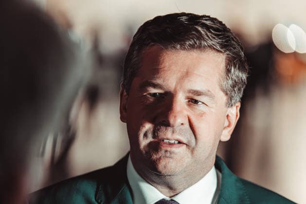 Sven Schulz bei der Landtagswahl in Sachsen-Anhalt in Magdeburg Magdeburg, Sachsen-Anhalt, Deutschland, 06.09.2026 CDU Spitzenkandidat Sven Schulze ist am Wahltag im Rahmen der Landtagswahl in Sachsen-Anhalt in der Messe Magdeburg. Magdeburg Sachsen-Anhalt