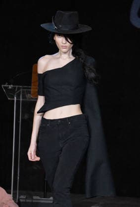 NEW YORK, NY- SEPTEMBER 15: DSTN Model at the Vanderbilt & Seewald Global Studio Fashion Show at Grand Central Terminal-Vanderbilt Hall on September 15, 2026 in New York City. Copyright: xmpi099 MediaPunchx