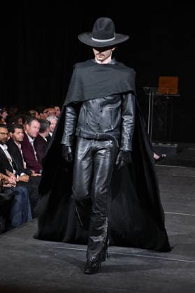 NEW YORK, NY- SEPTEMBER 15: DSTN Model at the Vanderbilt & Seewald Global Studio Fashion Show at Grand Central Terminal-Vanderbilt Hall on September 15, 2026 in New York City. Copyright: xmpi099 MediaPunchx