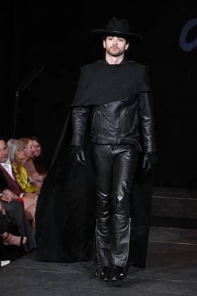 NEW YORK, NY- SEPTEMBER 15: DSTN Model at the Vanderbilt & Seewald Global Studio Fashion Show at Grand Central Terminal-Vanderbilt Hall on September 15, 2026 in New York City. Copyright: xmpi099 MediaPunchx