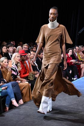 NEW YORK, NY- SEPTEMBER 15: Lorena Saravia Model at the Vanderbilt & Seewald Global Studio Fashion Show at Grand Central Terminal-Vanderbilt Hall on September 15, 2026 in New York City. Copyright: xmpi099 MediaPunchx