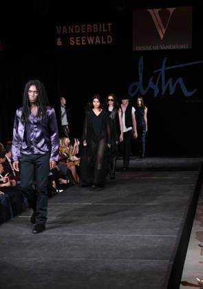 NEW YORK, NY- SEPTEMBER 15: DSTN Model at the Vanderbilt & Seewald Global Studio Fashion Show at Grand Central Terminal-Vanderbilt Hall on September 15, 2026 in New York City. Copyright: xmpi099 MediaPunchx