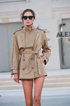 September 15, 2026, Madrid, Spain: A model parades with Alex Riviere design during Mercedes Benz Fashion Week Madrid Cibeles Palace in Madrid, 15 February of 2026 Spain Madrid Spain - ZUMAs197 20260915_aaa_s197_348 Copyright: xAtilanoxGarciax