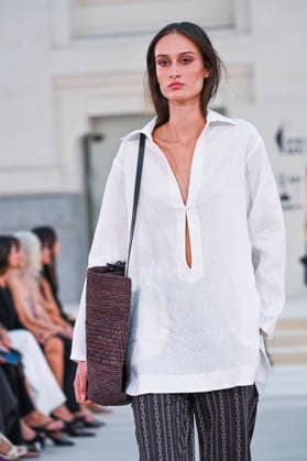 September 15, 2026, Madrid, Spain: A model parades with Alex Riviere design during Mercedes Benz Fashion Week Madrid Cibeles Palace in Madrid, 15 February of 2026 Spain Madrid Spain - ZUMAs197 20260915_aaa_s197_350 Copyright: xAtilanoxGarciax