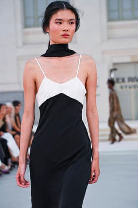 September 15, 2026, Madrid, Spain: A model parades with Alex Riviere design during Mercedes Benz Fashion Week Madrid Cibeles Palace in Madrid, 15 February of 2026 Spain Madrid Spain - ZUMAs197 20260915_aaa_s197_370 Copyright: xAtilanoxGarciax