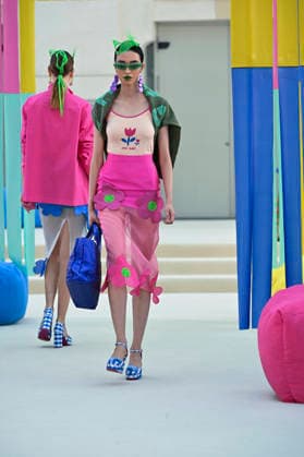 September 15, 2026, Madrid, Spain: A model parades with Agatha Ruiz de la Prada design during Mercedes Benz Fashion Week Madrid Cibeles Palace in Madrid, 15 February of 2026 Spain Madrid Spain - ZUMAs197 20260915_aaa_s197_428 Copyright: xAtilanoxGarciax