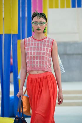September 15, 2026, Madrid, Spain: A model parades with Agatha Ruiz de la Prada design during Mercedes Benz Fashion Week Madrid Cibeles Palace in Madrid, 15 February of 2026 Spain Madrid Spain - ZUMAs197 20260915_aaa_s197_439 Copyright: xAtilanoxGarciax