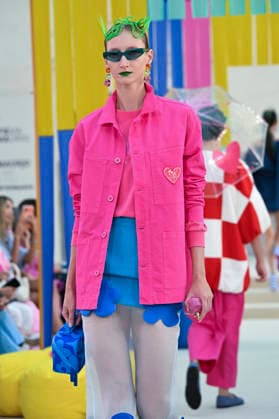 September 15, 2026, Madrid, Spain: A model parades with Agatha Ruiz de la Prada design during Mercedes Benz Fashion Week Madrid Cibeles Palace in Madrid, 15 February of 2026 Spain Madrid Spain - ZUMAs197 20260915_aaa_s197_440 Copyright: xAtilanoxGarciax