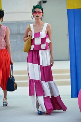 September 15, 2026, Madrid, Spain: A model parades with Agatha Ruiz de la Prada design during Mercedes Benz Fashion Week Madrid Cibeles Palace in Madrid, 15 February of 2026 Spain Madrid Spain - ZUMAs197 20260915_aaa_s197_441 Copyright: xAtilanoxGarciax