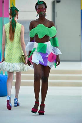 September 15, 2026, Madrid, Spain: A model parades with Agatha Ruiz de la Prada design during Mercedes Benz Fashion Week Madrid Cibeles Palace in Madrid, 15 February of 2026 Spain Madrid Spain - ZUMAs197 20260915_aaa_s197_447 Copyright: xAtilanoxGarciax