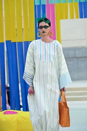 September 15, 2026, Madrid, Spain: A model parades with Agatha Ruiz de la Prada design during Mercedes Benz Fashion Week Madrid Cibeles Palace in Madrid, 15 February of 2026 Spain Madrid Spain - ZUMAs197 20260915_aaa_s197_457 Copyright: xAtilanoxGarciax