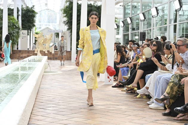 Pedro del Hierro A model parades with Pedro del Hierro design during Mercedes Benz Fashion Week Madrid Cibeles Palace in Madrid, 14 of February of 2026 Spain Featuring: A model parades with Pedro del Hierro design during Mercedes Benz Fashion Week Madrid Cibeles Palace in Madrid, 14 of February of 2026 Spain Where: Madrid, Spain When: 14 Sep 2026 Credit: Oscar Gonzalez WENN Madrid Spain Copyright: xOscarxGonzalez WENNx wenn41658534 OFA ZOJx wenn41658534