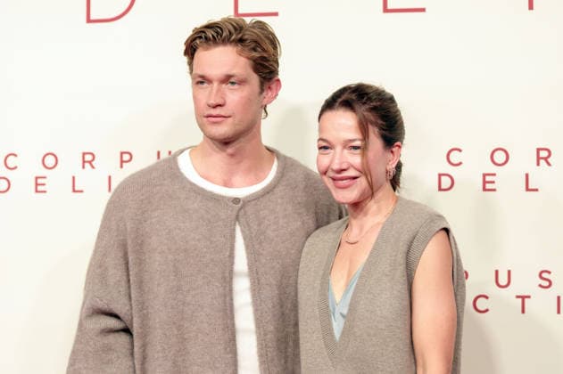 Damian Hardung und Hannah Herzsprung bei der Premiere des Kinofilms Corpus Delicti im Mathäser Filmpalast. München, 15.09.2026