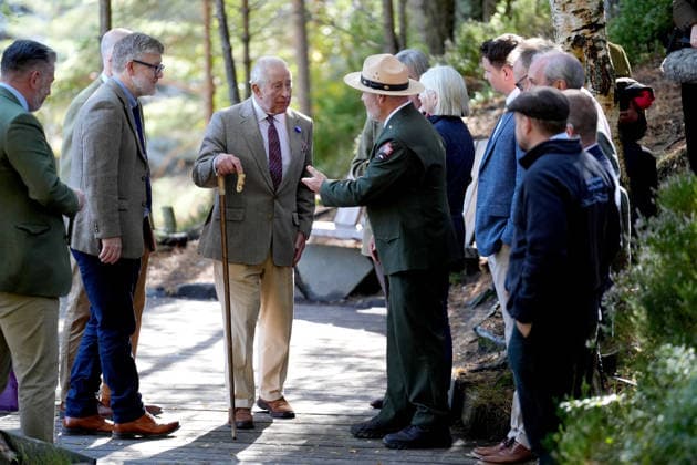. 16 09 2026. Cairngorms ,United Kingdom. King Charles III during a visit to the Cairngorms National Park in Scotland, United Kingdom.  xPoolx xi-Imagesx IIM-27008-0006
