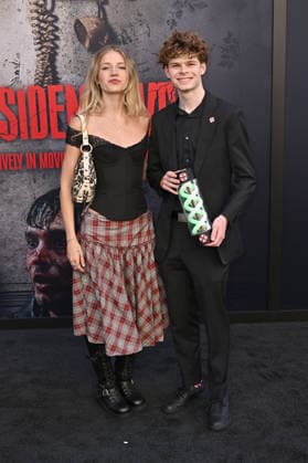 Indi Star und Merrick Hanna bei der Weltpremiere des Kinofilms Resident Evil im United Theater on Broadway. Los Angeles, 15.09.2026