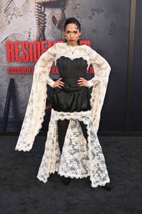 Amanda Castrillo bei der Weltpremiere des Kinofilms Resident Evil im United Theater on Broadway. Los Angeles, 15.09.2026