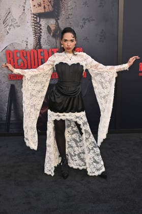 Amanda Castrillo bei der Weltpremiere des Kinofilms Resident Evil im United Theater on Broadway. Los Angeles, 15.09.2026