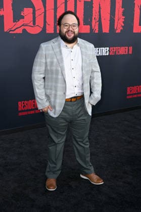Zach Cherry bei der Weltpremiere des Kinofilms Resident Evil im United Theater on Broadway. Los Angeles, 15.09.2026