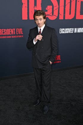 Austin Abrams bei der Weltpremiere des Kinofilms Resident Evil im United Theater on Broadway. Los Angeles, 15.09.2026
