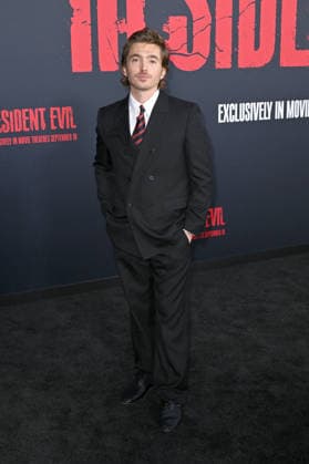 Austin Abrams bei der Weltpremiere des Kinofilms Resident Evil im United Theater on Broadway. Los Angeles, 15.09.2026