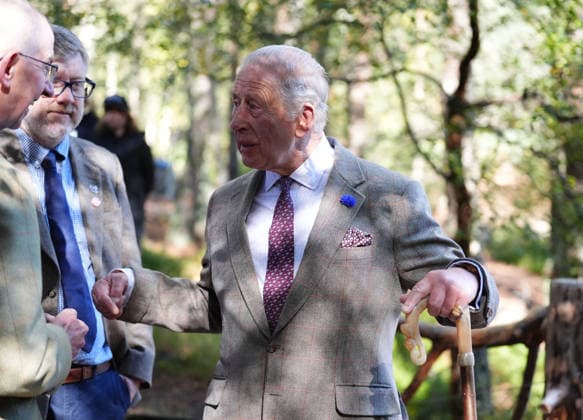 . 16 09 2026. Cairngorms ,United Kingdom. King Charles III during a visit to the Cairngorms National Park in Scotland, United Kingdom.  xPoolx xi-Imagesx IIM-27008-0027