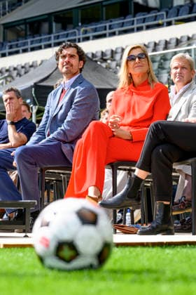 16-09-2026 Breda Queen Maxima attended the documentary Echte Mannen Huilen Niet (Real Men Don t Cry), organized by the Cinetree Foundation at the NAC Breda stadium. Â  Copyright: xPPEx