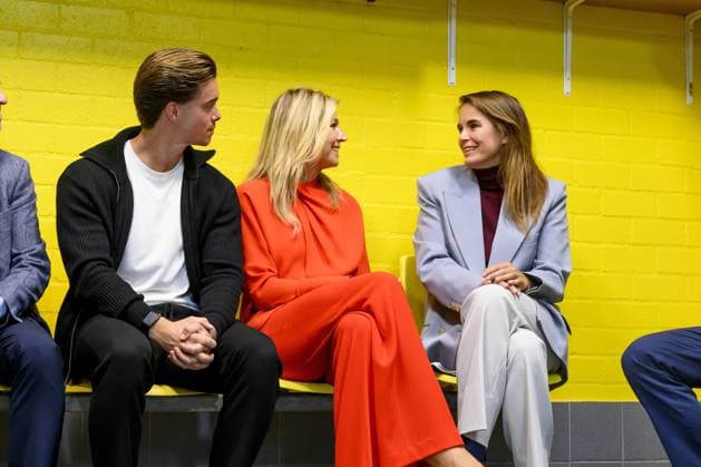 breda, The Netherlands, 2026-09-16 14:54:06 BREDA, 14-02-2026, NAC Breda Queen Maxima attends a meeting of the Cinetree Foundation regarding the documentary *Echte Mannen Huilen Niet* (Real Men Don t Cry) at the NAC Breda stadium. This documentary focuses on the mental health of men in the world of football. PHOTO: NLBeeld Patrick van Emst Credit: NL Beeld Patrick van Emst  Copyright: xx x