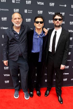 2026 Toronto International Film Festival - The Man I Love TORONTO, CANADA - SEPTEMBER 16 : (L-R) Ira Sachs, Rami Malek and Tom Sturridge attend the premiere of ‘The Man I Love’ during the 2026 Toronto International Film Festival at Princess of Wales Theatre in Toronto, Ontario, Canada on September 16, 2026. Mert Alper Dervis Anadolu Ontario Canada. Editorial use only. Please get in touch for any other usage.  Copyright: x2026xAnadoluxMertxAlperxDervisx
