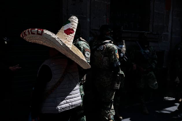 September 16, 2026, Mexico City, Cdmx, Mexico: As part of the celebration of the 216th of the Cry of Independence in Mexico, the Military Civic Parade of the Country s Armed Forces was held: thousands of elements of the Ministry of National Defense (DEFENSA), Ministry of the Navy (SEMAR), National Guard (GN), Mexican Air Force (FAM), with their different divisions such as Special Forces, Paratroopers, Cavalry, Tactical Vehicles, rescuers, among others, filled the streets surrounding the Zo³calo of the city before starting to enlist with their battalions, coordinate, use their wardrobes, arrange and keep the horses calm, train vehicles and rehearse before marching in front of President Claudia Sheimbaum, who is the Supreme Commander of the - ZUMAp204 20260916_zip_p204_031 Copyright: xJosuexPerezx