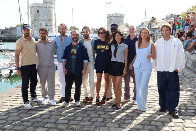 Festival de la Fiction TV de La Rochelle - jour 2 Alban Lenoir, Vincent Heneine, Hubert Delattre, Bruno Sanches, Antoine Gouy, Constance LabbÃ , Saabo Balde, Elodie Yung, Dan Herzberg, Jade Pedri et Mickael Migliorini Festival de la Fiction TV de La Rochelle, le 16 septembre 2026.  Copyright: xFabricexChasseryx