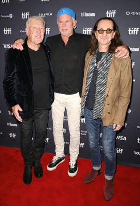 Alex Lifeson, Geddy Lee, Chad Smith At the premiere of Neil Peart: No One s Disciple during the 2026 Toronto International Film Festival at Princess of Wales Theatre on September 16, 2026 in Toronto, Ontario. Copyright: xHumbertoxServin Clasos MediaPunchx
