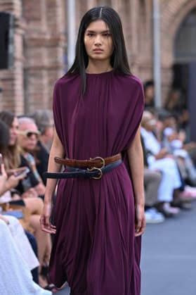 September 16, 2026, Madrid, Spain: A model parades with MoisÃ s Nieto design during Mercedes Benz Fashion Week Madrid Cibeles Palace. Madrid Spain  - ZUMAs197 20260916_aaa_s197_456 Copyright: xAtilanoxGarciax