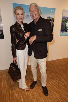 Livia Lisboa Opening 16.09.2026 Grit Weiss und Jo Groebel (Nach 21 Jahren nun verheiratet), Eröffnung Livia Lisboa Fotokunst in der HafenCity, Hamburg, 16.09.2026 Copyright: xEventpressxMPx