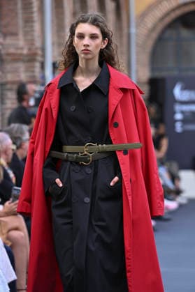 September 16, 2026, Madrid, Spain: A model parades with MoisÃ s Nieto design during Mercedes Benz Fashion Week Madrid Cibeles Palace. Madrid Spain  - ZUMAs197 20260916_aaa_s197_485 Copyright: xAtilanoxGarciax