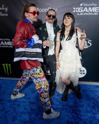 September 16, 2026, Los Angeles, California, USA: HALLDOR HELGASON and MIA BROOKES attend the 2026 MoonPay X Games League Winter Draft blue carpet. Los Angeles USA  - ZUMAb173 20260916_aap_b173_031 Copyright: xBillyxBennightx
