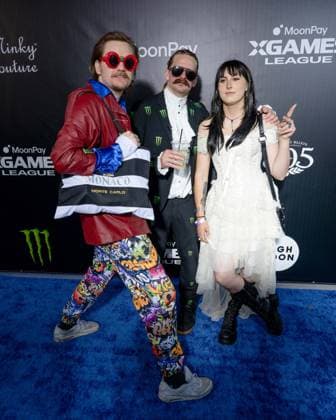 September 16, 2026, Los Angeles, California, USA: HALLDOR HELGASON and MIA BROOKES attend the 2026 MoonPay X Games League Winter Draft blue carpet. Los Angeles USA  - ZUMAb173 20260916_aap_b173_042 Copyright: xBillyxBennightx