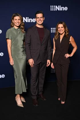 NINE UPFRONT 2027, Alison Pitrowski, Michael Atkinson and Lizzie Pearl attend Nine s 2027 Upfront presentation, in Sydney, Thursday, September 17, 2026. ( NO ARCHIVING SYDNEY NEW SOUTH WALES Australia  Copyright: xDANxHIMBRECHTSx 20260917172835371574