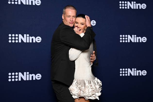 NINE UPFRONT 2027, Jules Lund and Brittany Hockley attend Nine s 2027 Upfront presentation, in Sydney, Thursday, September 17, 2026. ( NO ARCHIVING SYDNEY NEW SOUTH WALES Australia  Copyright: xDANxHIMBRECHTSx 20260917173921626482