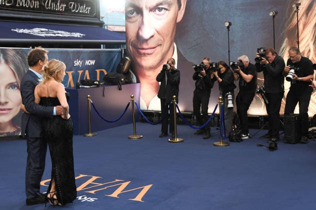 Dominic West und Sienna Miller bei der Weltpremiere der Sky Now-Serie War im Odeon Luxe Leicester Square. London, 16.09.2026