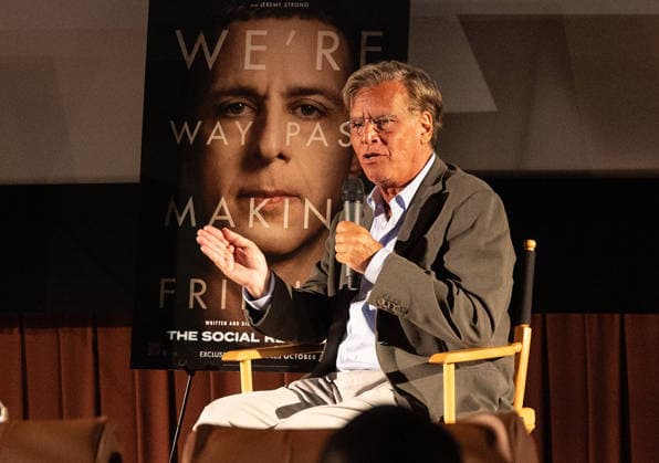 Sony Pictures Unveils THE SOCIAL RECKONING in the Heart of Silicon Valley MOUNTAIN VIEW, CA - September 16, 2026: Writer Director Aaron Sorkin unveils THE SOCIAL RECKONING at the First Public Screening in the Heart of Silicon Valley at Cinemark Century Mountain View on September 16, 2026 in Mountain View, California. Mountain View Cinemark Century Mountain View California United States Copyright: ximageSPACExforxSonyxPicturesx