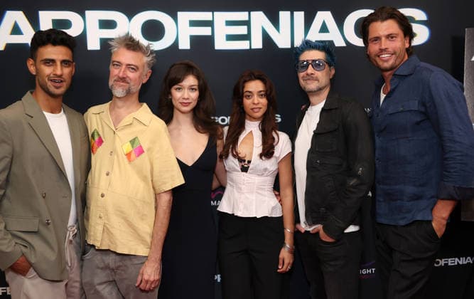American Cinematheque special advance screening of Appofeniacs at the Aero Theatre in Santa Monica Featuring: Amogh Kapoor, Sean Gunn, Paige Searcy, Simran Jehan, Chris Marrs Piliero, Will Brandt Where: Los Angeles, California, United States When: 16 Sep 2026 Credit: Faye s Vision Cover Images EDITORIAL USE ONLY. NOT FOR USE BY NEWSPAPERS BASED IN THE UK. Copyright: xx coverimg56027886