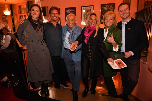 Günther Steinberg mit Ehefrau Margot und Familie Premiere Oktoberfest - A Musical Beinah wahr¦. (An almost true story) Komödie im Bayerischen Hof München 16. Sept. 2026