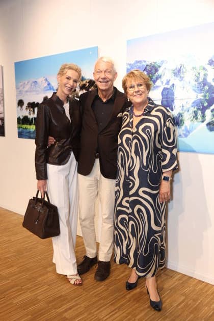 Grit Weiss und Jo Groebel sind prominente Gäste bei der Einweihungsparty, Galeristin Livia Lisboa eröffnet ihre Fotokunst-Galerie in der Hamburger Hafencity, Hamburg 16.9.2026