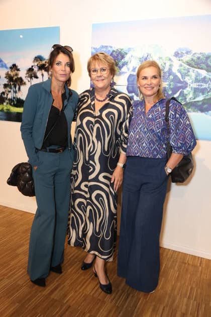 Gerit Kling und Andrea Lüdke sind prominente Gäste bei der Einweihungsparty, Galeristin Livia Lisboa eröffnet ihre Fotokunst-Galerie in der Hamburger Hafencity, Hamburg 16.9.2026