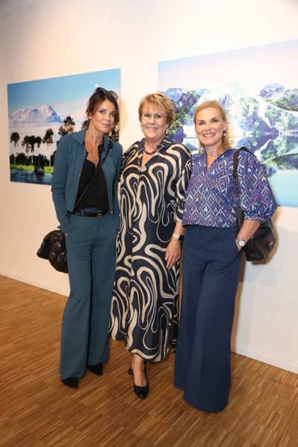 Gerit Kling und Andrea Lüdke sind prominente Gäste bei der Einweihungsparty, Galeristin Livia Lisboa eröffnet ihre Fotokunst-Galerie in der Hamburger Hafencity, Hamburg 16.9.2026