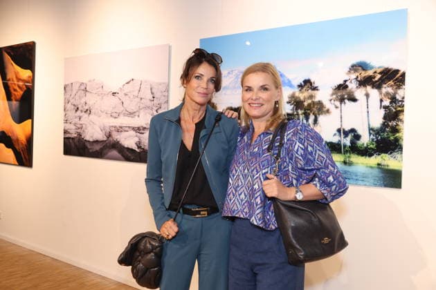 Gerit Kling und Andrea Lüdke sind prominente Gäste bei der Einweihungsparty, Galeristin Livia Lisboa eröffnet ihre Fotokunst-Galerie in der Hamburger Hafencity, Hamburg 16.9.2026