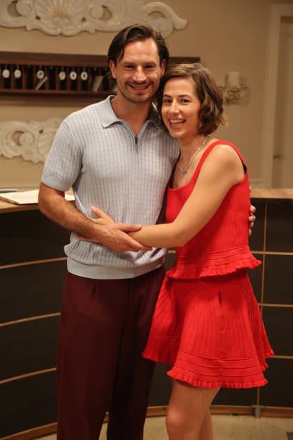 Sturm der Liebe - Pippa Fee Rupperti und Jaime Ferkic spielen das neue Sturm der Liebe -Traumpaar, Emilia und Massimo. Sturm der Liebe Pressetermin im Studio 4 5 der Bavaria-Film. Grünwald, 16.09.2026 Copyright: xAgenturxMatthiasxWehnertx xM.xGränzdörferx